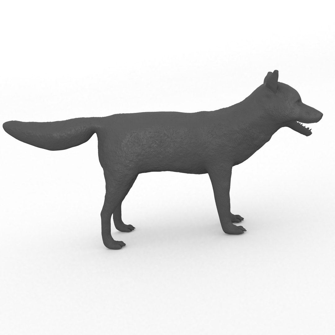 3D Model Printable Fox - TurboSquid 1507558