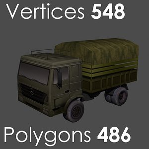 3D Military Truck