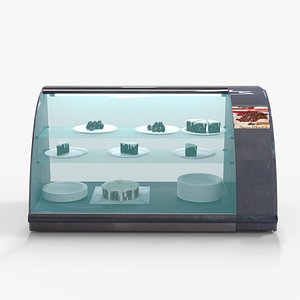 3D model Supermarket Cake  Shelve Stand