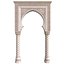 Arch in oriental styl Moroccan Arabic entryway opening