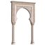 Arch in oriental styl Moroccan Arabic entryway opening