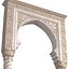 Arch in oriental styl Moroccan Arabic entryway opening