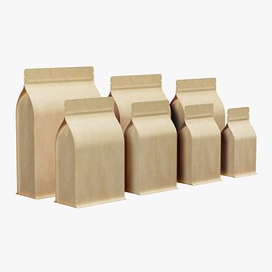 Paper Packaging Set 05 model