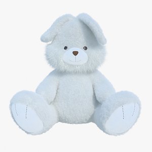 Hare toy white