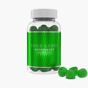 Gummy Supplement Bottle 3