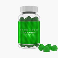 Gummy Supplement Bottle 3