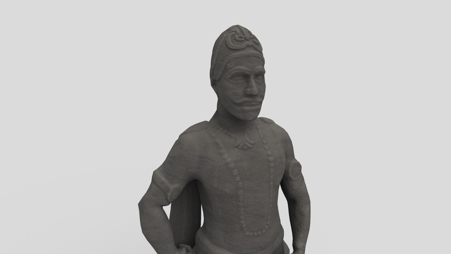 3D Kedarnath Right Dwarpal Model - TurboSquid 2252760