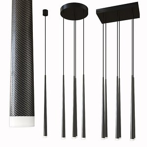 slim hanging lamp 3D model