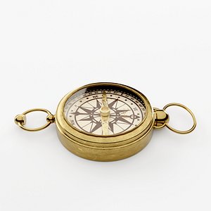 3D Old Compass - High Quality Golden Compass