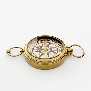 Old Compass - High Quality Golden Compass