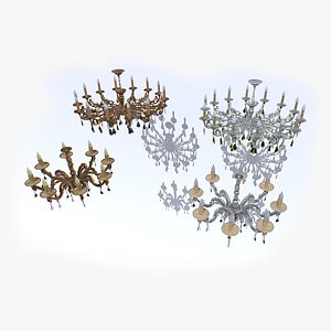 Chandelier pack 3D