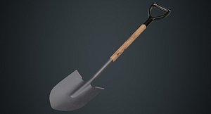 3D shovel 1a model