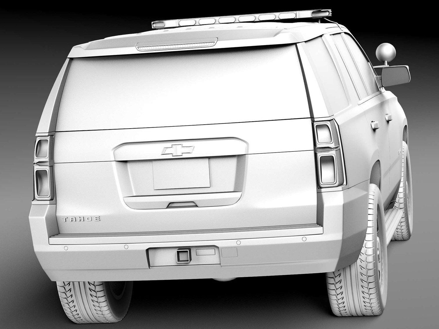 2015 Chevrolet Tahoe 3d Model