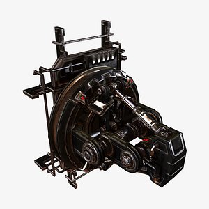hydraulic unit 3D model