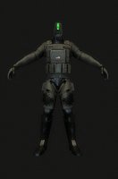 Sci-fi soldier
