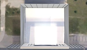 3D warehouse building hangar