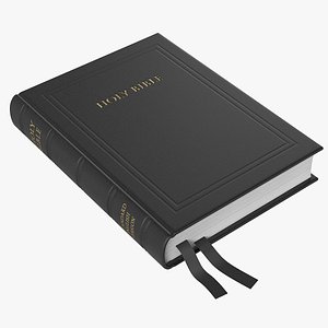 holy bible book 3d model