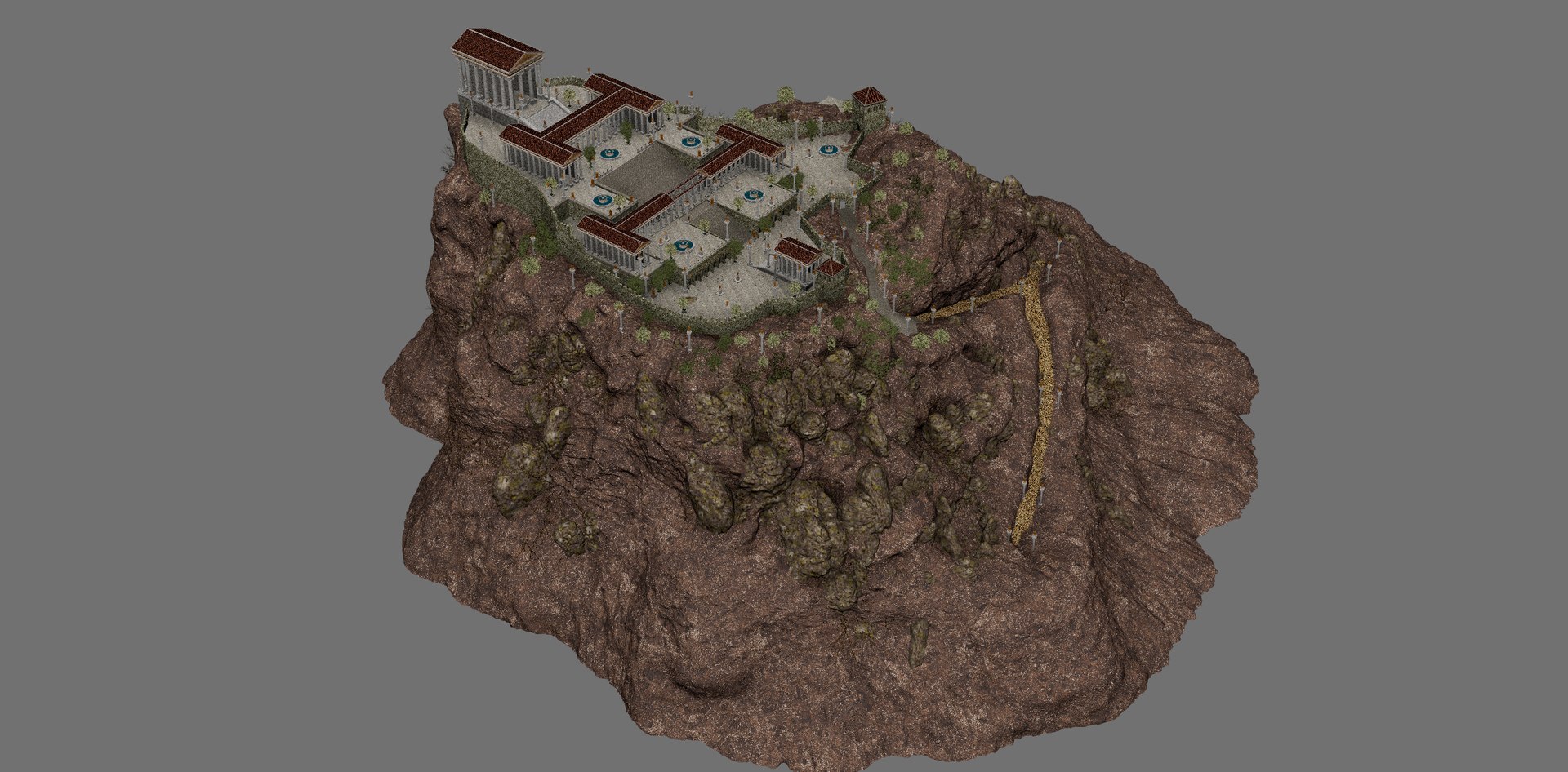 3D model The Acropolis of Lindos https://p.turbosquid.com/ts-thumb/e0/WKip78/sz/lindosland19/jpg/1722779095/1920x1080/fit_q87/f819bf542a65403df0f56f6e9fbdaf35e9ea3a24/lindosland19.jpg