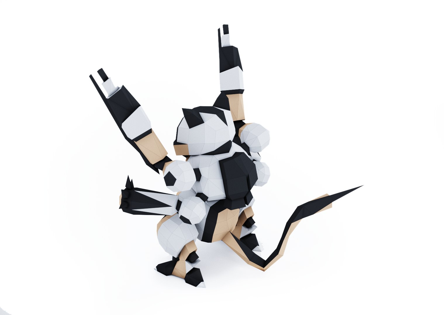 3D papercraft polys stl model - TurboSquid 1396670