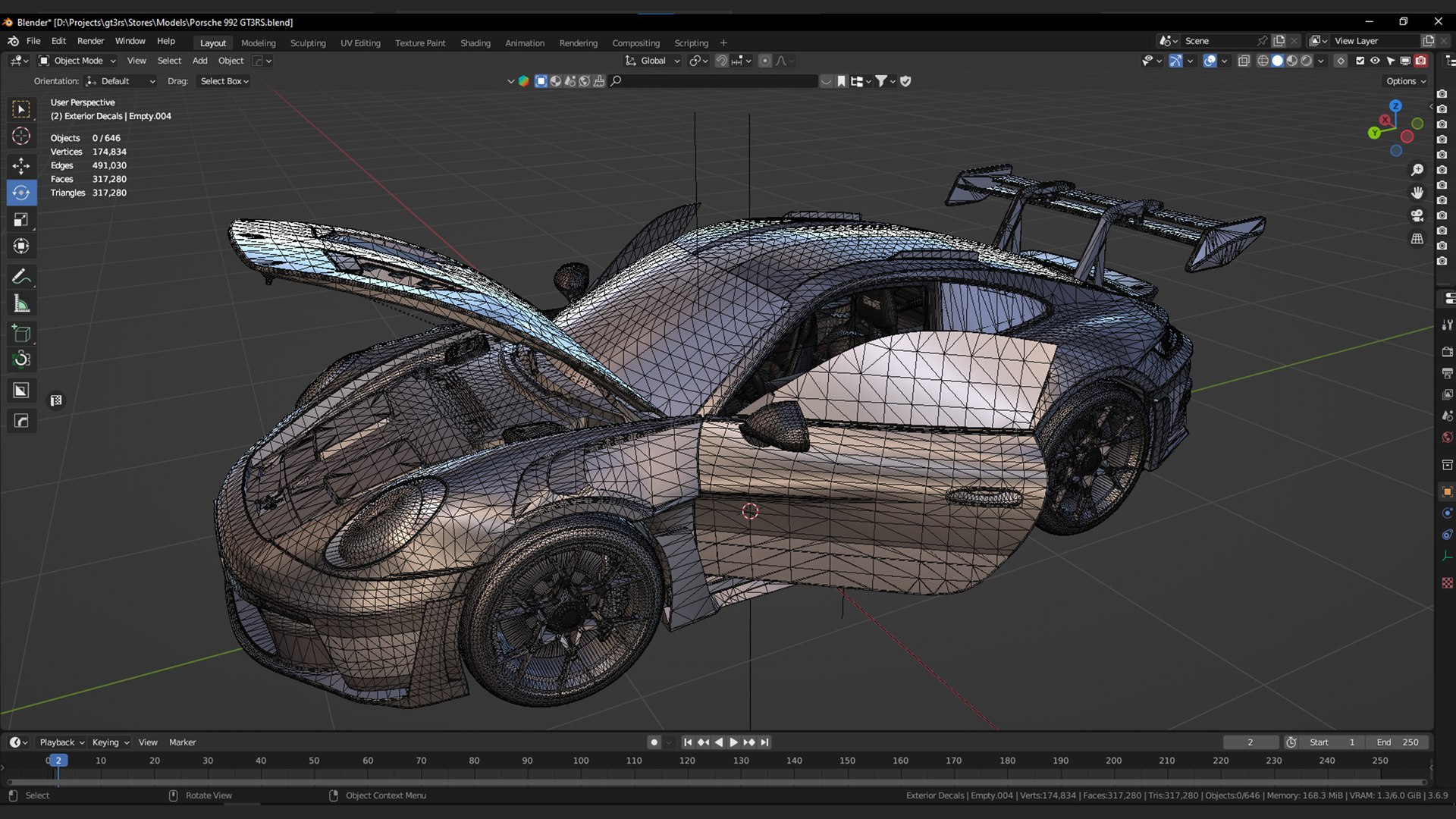 Porsche 911 992 GT3 RS Black Red 3D model https://p.turbosquid.com/ts-thumb/e0/cMglhR/gf/wireframe/png/1767191616/1920x1080/fit_q87/72be8c8fef4b111751c3609402d09c787ebd38b0/wireframe.jpg
