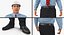 Construction Engineer in Hardhat Standing Pose 3D Model