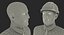 Construction Engineer in Hardhat Standing Pose 3D Model
