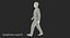 Construction Engineer in Hardhat Standing Pose 3D Model