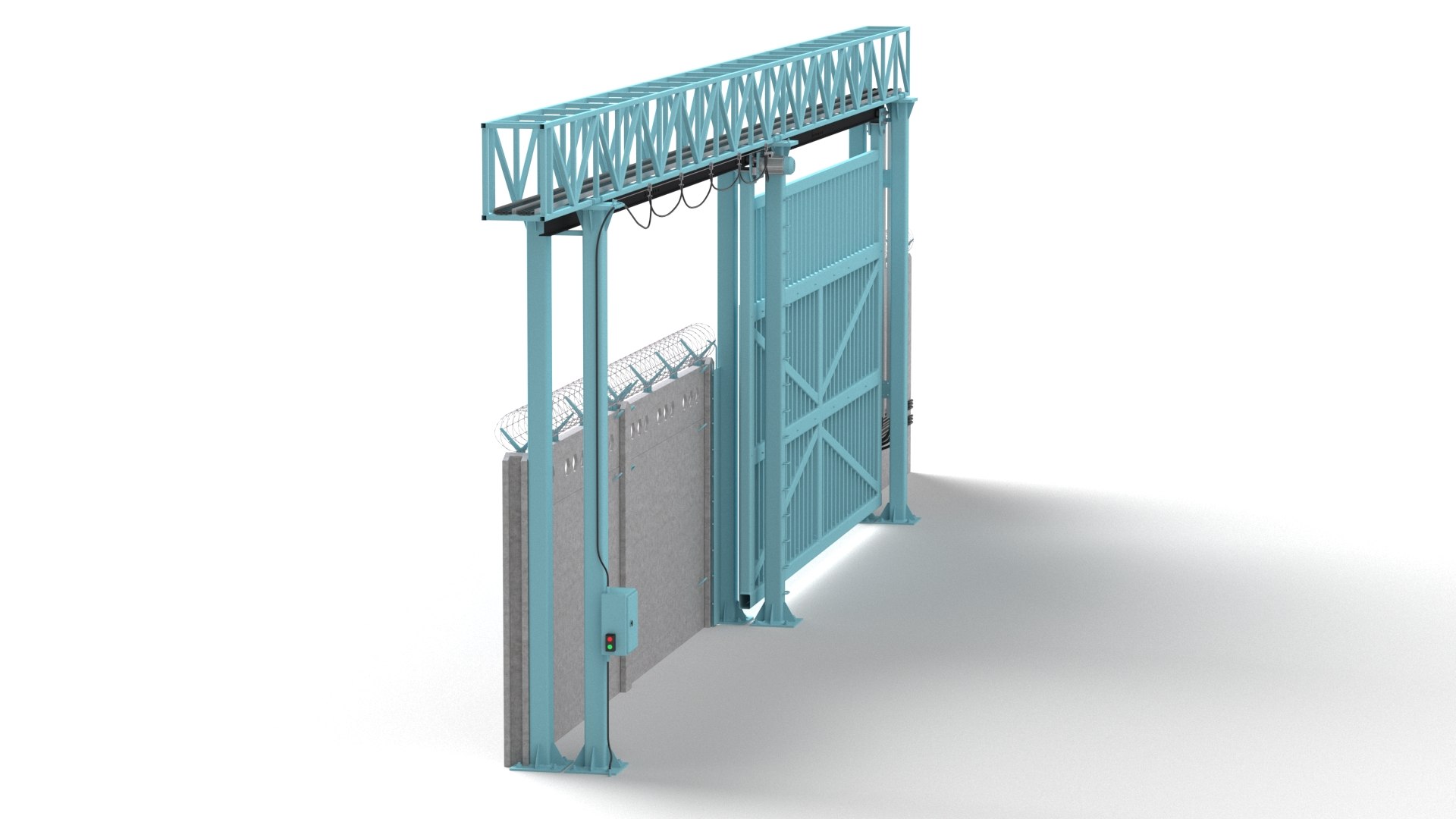 Gate Collection 3D model https://p.turbosquid.com/ts-thumb/e0/fvnVZW/bq/industrialgates2_12/jpg/1629196151/1920x1080/fit_q87/50bd02ddfdf4443797b15613b8569ac2a6bb2285/industrialgates2_12.jpg