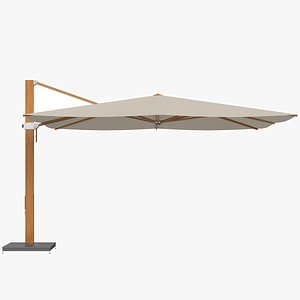 Glatz Aura Sunshade Patio Umbrella 3D