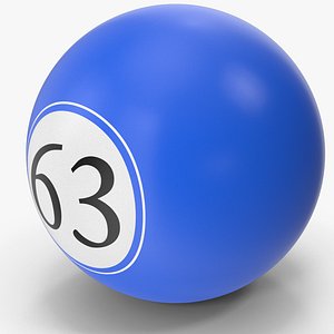 Bingo Ball 63 3D