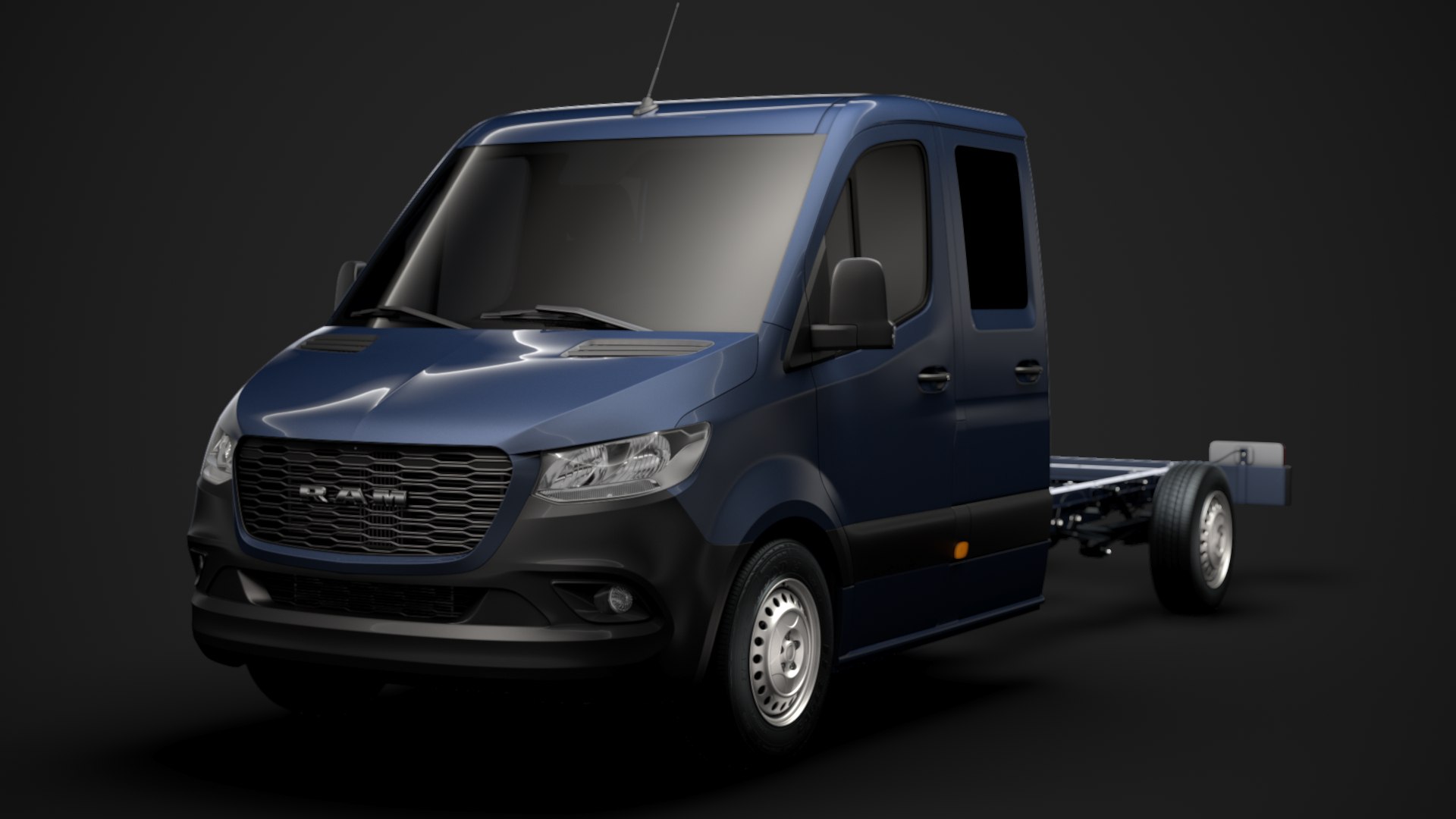 Ram Sprinter Chassis Crew 3D - TurboSquid 1452782