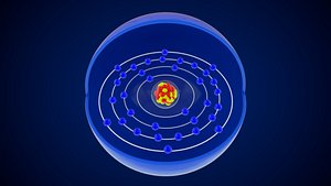 3D Selenium Chemical Element model