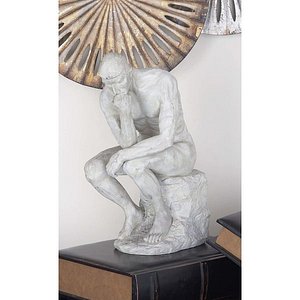 3D polystone thinker statue model