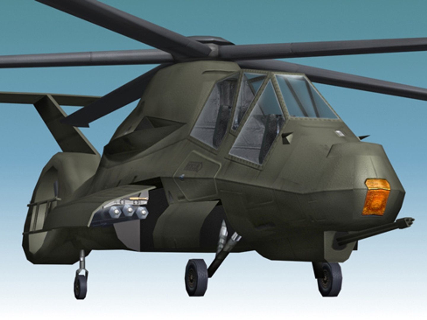 3dsmax Comanche Helicopter