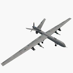 MQ-9 Reaper UAV Drone 3D