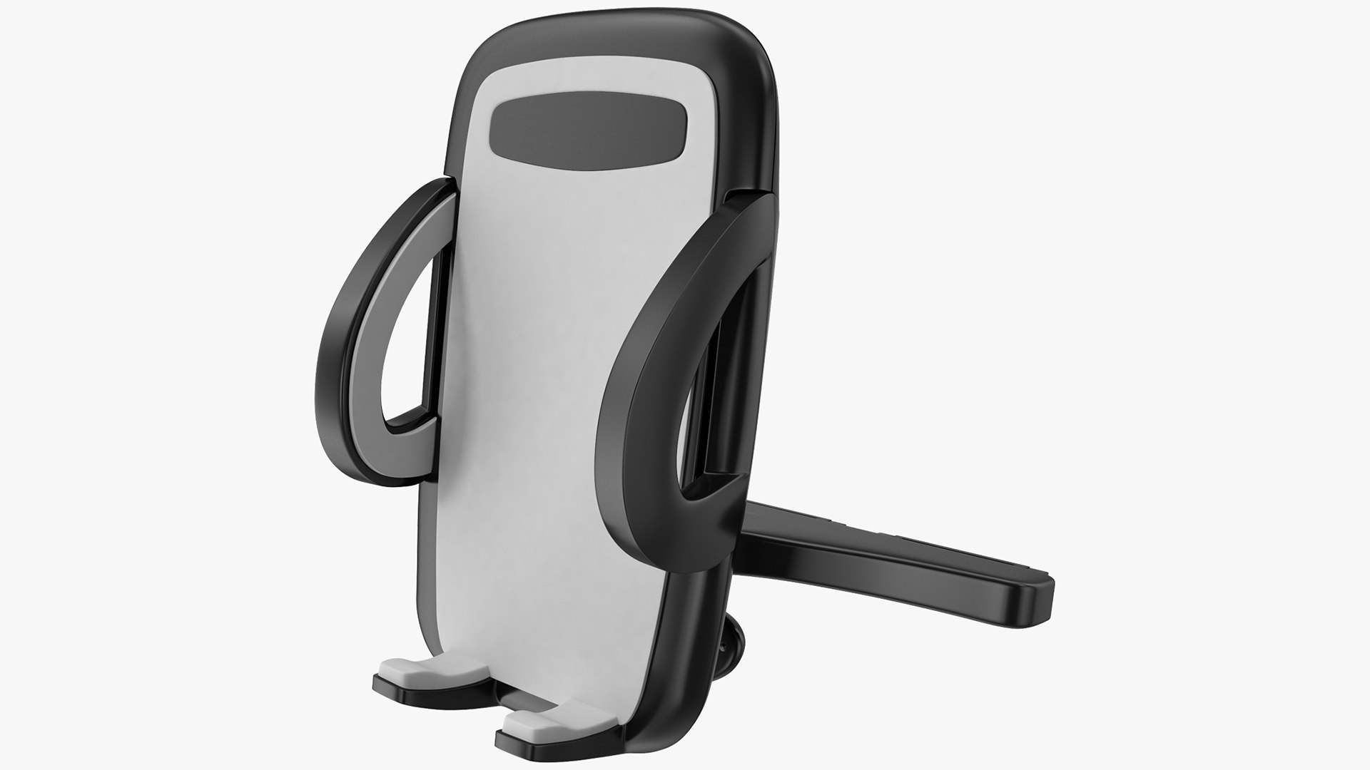Phone Holder for Car CD Slot 3D model preview