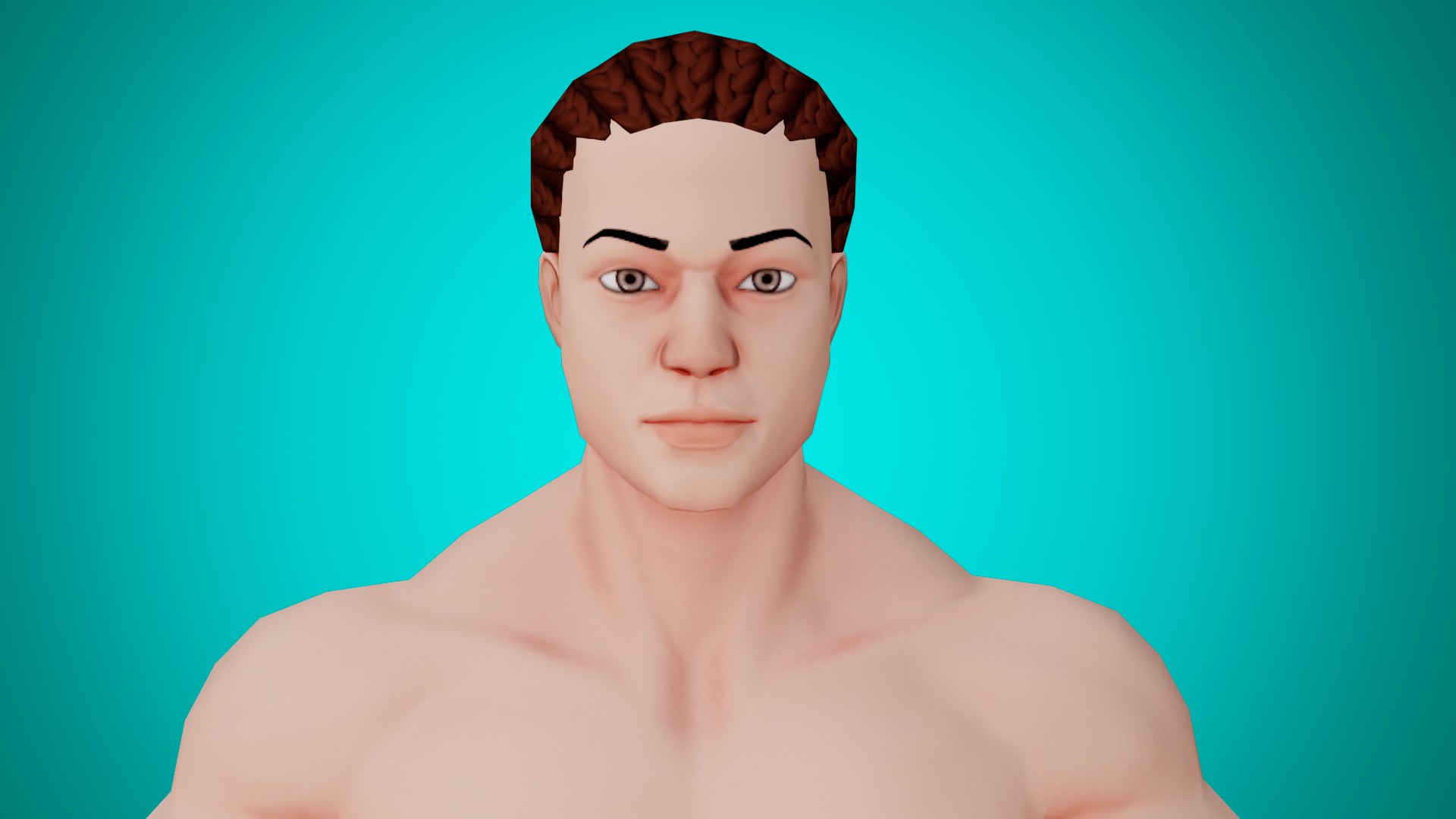 3D Leon: Stylized Character - Male Base Mesh Game-ready 3D Model Model ...