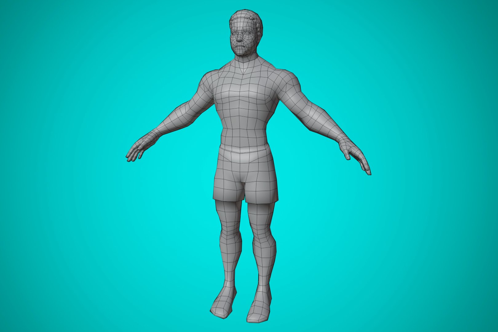 3D Leon: Stylized Character - Male Base Mesh Game-ready 3D Model Model ...