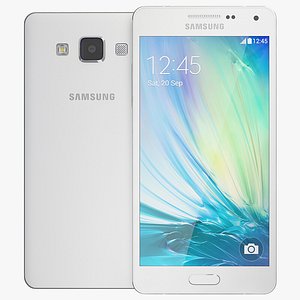 3d samsung galaxy a5 white