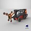 Tree Trimmer Machine Dirty 3D model
