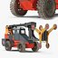 Tree Trimmer Machine Dirty 3D model