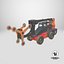 Tree Trimmer Machine Dirty 3D model