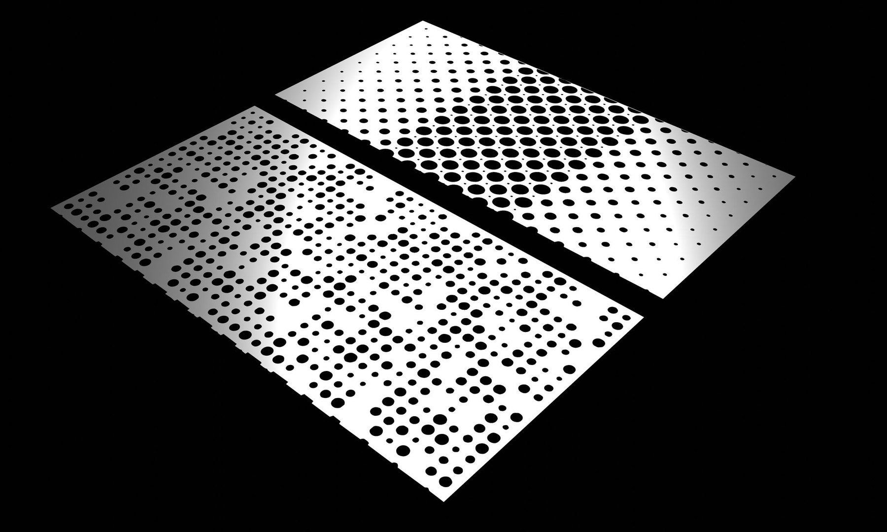 3D Perforated plate sample 02 TurboSquid 2102243