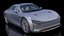 Electric Sedan Mercedes Benz VISION EQXX Lights OFF
