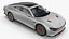 Electric Sedan Mercedes Benz VISION EQXX Lights OFF
