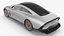 Electric Sedan Mercedes Benz VISION EQXX Lights OFF