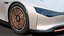 Electric Sedan Mercedes Benz VISION EQXX Lights OFF