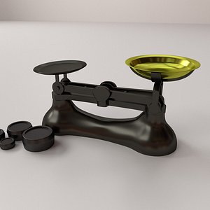 3d kitchen weighing scale