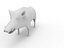Boar Rigged And Animated low poly