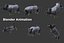 Boar Rigged And Animated low poly